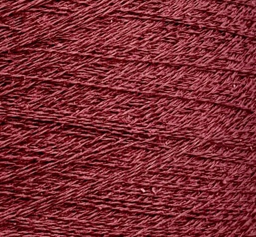 Toscano S.r.L. Art. Spezz 852 Nm 2/34 – Garn aus Seide, Baumwolle und Viskose col. 3107 Bordeaux